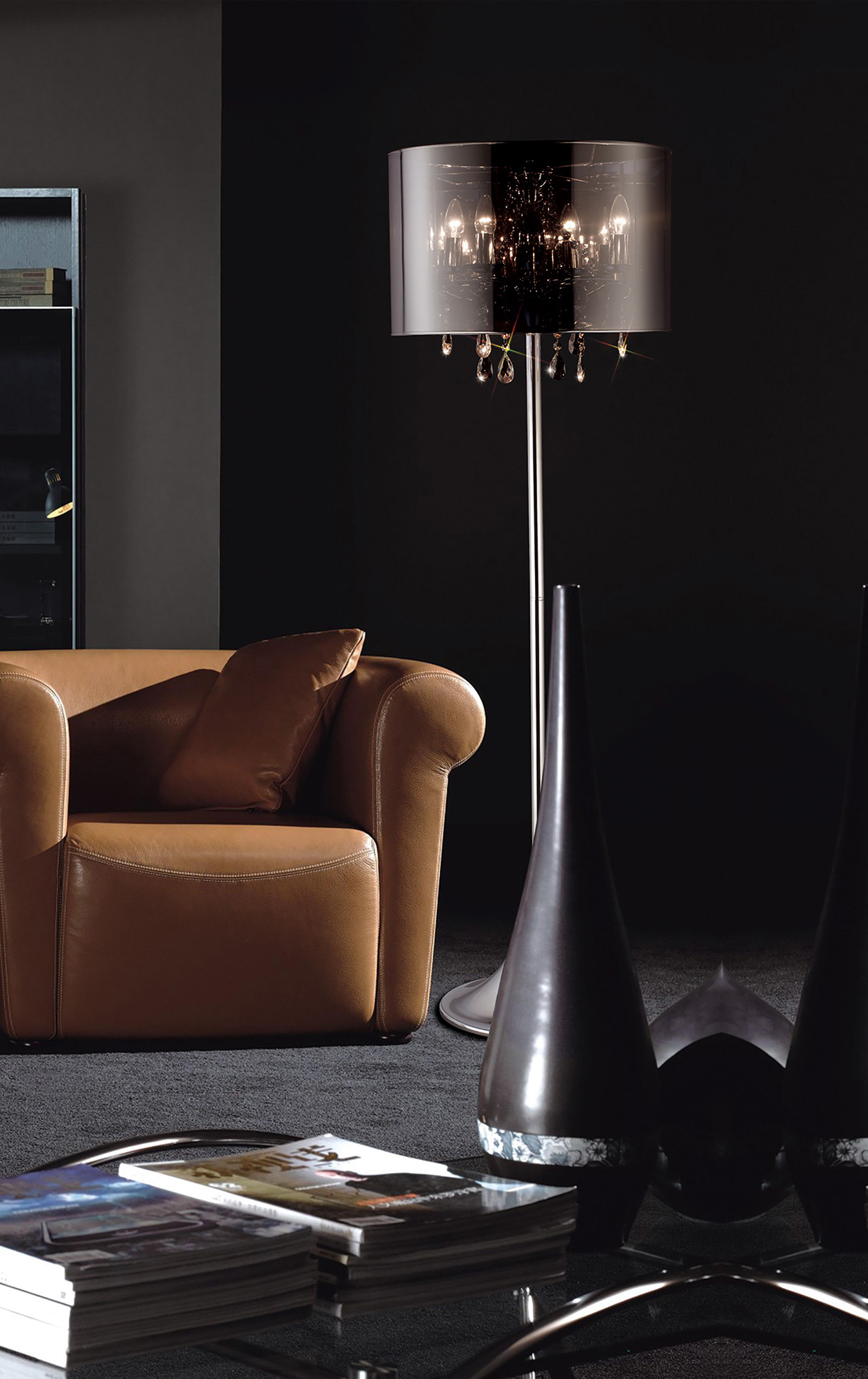 Trace Crystal Floor Lamps Diyas Modern Crystal Floor Lamps